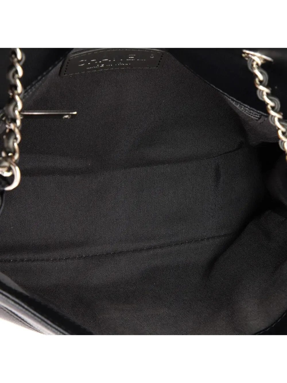 Chanel Macro Flap Bag Chevron Caviar #335628C32B